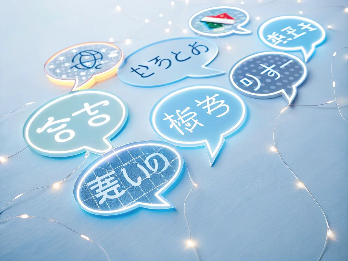 An animated-style icon of a speech bubble with abstract sound waves, symbolizing effective communication.